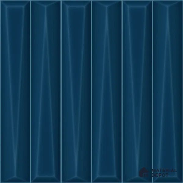 Faux Subway Wall Tile TL 11338 Prism Indigo 1 ft x 1 ft Ceramic Glossy Finish Tile - 10 mm | Suitable For Bathroom, Dining Area, Kitchen Backsplash