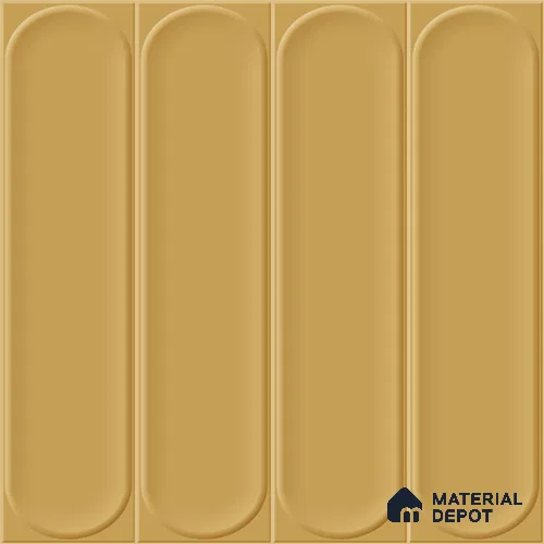 Faux Subway Wall Tile TL 11331 Golden Arcade 1 ft x 1 ft Ceramic Glossy Finish Tile - 10 mm | Suitable For Bathroom, Dining Area, Kitchen Backsplash