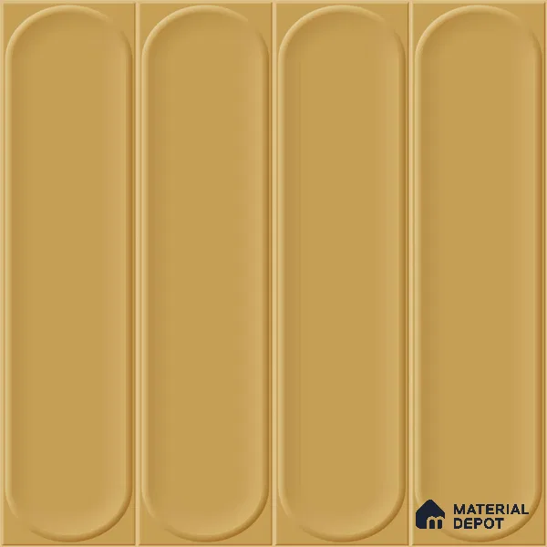 Faux Subway Wall Tile TL 11331 Golden Arcade 1 ft x 1 ft Ceramic Glossy Finish Tile - 10 mm | Suitable For Bathroom, Dining Area, Kitchen Backsplash