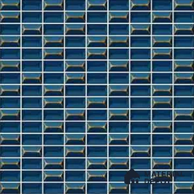 Faux Subway Wall Tile TL 11320 Midnight Prism 1 ft x 1 ft Ceramic Glossy Finish Tile - 10 mm | Suitable For Bathroom, Balcony & Kitchen Backsplash