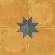 Moroccan Wall & Floor Center 3 Carpet Tile TL 11200 Mustard Star 1 ft x 1 ft Ceramic Matte Finish Tile - 10 mm | Suitable For Kitchen, Bathroom, Living Room | Image 05