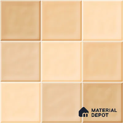 Faux Subway Wall Tile TL 11315 Honey Sand 1 ft x 1 ft Ceramic Glossy Finish Tile - 10 mm | Suitable For Bathroom, Dining Area, Kitchen Backsplash