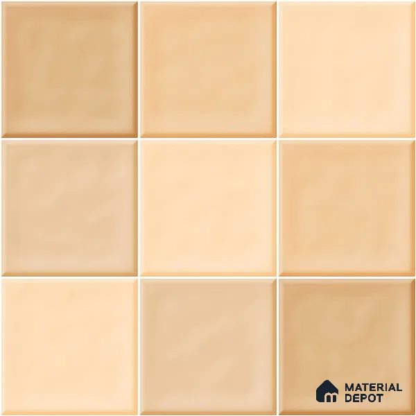 Faux Subway Wall Tile TL 11315 Honey Sand 1 ft x 1 ft Ceramic Glossy Finish Tile - 10 mm | Suitable For Bathroom, Dining Area, Kitchen Backsplash