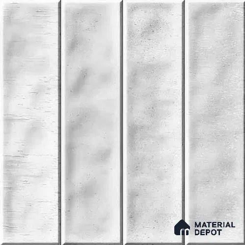 Faux Subway Wall Tile TL 11300 Frosted Plank 1 ft x 1 ft Ceramic Glossy Finish Tile - 10 mm | Suitable For Bathroom, Dining Area, Kitchen Backsplash