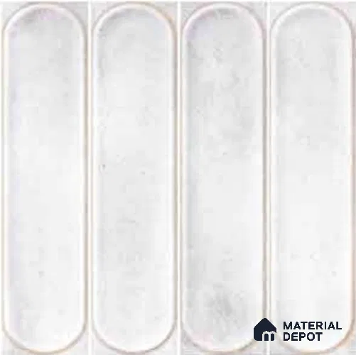 Faux Subway Wall Tile TL 11334 Frosted Pillar 1 ft x 1 ft Ceramic Glossy Finish Tile - 10 mm | Suitable For Bathroom, Dining Area, Kitchen Backsplash