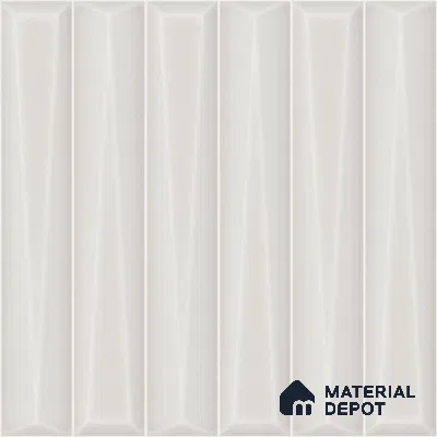 Faux Subway Wall Tile TL 11339 Prism Ivory 1 ft x 1 ft Ceramic Glossy Finish Tile - 10 mm | Suitable For Bathroom, Dining Area, Kitchen Backsplash