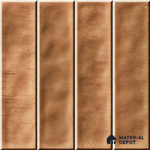 Faux Subway Wall Tile TL 11302 Sienna Plank 1 ft x 1 ft Ceramic Glossy Finish Tile - 10 mm | Suitable For Bathroom, Dining Area, Kitchen Backsplash