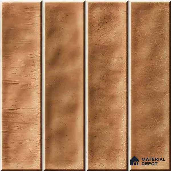 Faux Subway Wall Tile TL 11302 Sienna Plank 1 ft x 1 ft Ceramic Glossy Finish Tile - 10 mm | Suitable For Bathroom, Dining Area, Kitchen Backsplash