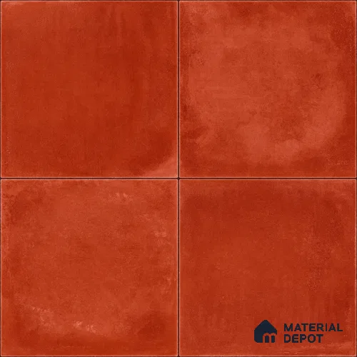 Moroccan Wall & Floor Center 1 Carpet Tile TL 11205 Terracotta Plain 1 ft x 1 ft Ceramic Matte Finish Tile - 10 mm | Suitable For Kitchen, Bathroom, Balcony