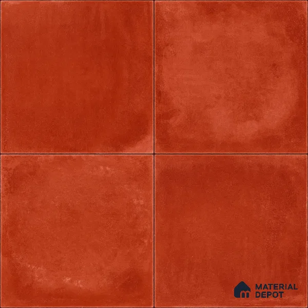 Moroccan Wall & Floor Center 1 Carpet Tile TL 11205 Terracotta Plain 1 ft x 1 ft Ceramic Matte Finish Tile - 10 mm | Suitable For Kitchen, Bathroom, Balcony