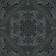 Moroccan Wall & Floor Carpet Center Tile TL 11173 Noir Tapestry 1 ft x 1 ft Ceramic Matte Finish Tile - 10 mm | Suitable For Kitchen, Bathroom, Dining Area | Image 01