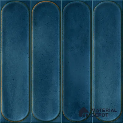 Faux Subway Wall Tile TL 11328 Midnight Archway 1 ft x 1 ft Ceramic Glossy Finish Tile - 10 mm | Suitable For Bathroom, Dining Area, Kitchen Backsplash