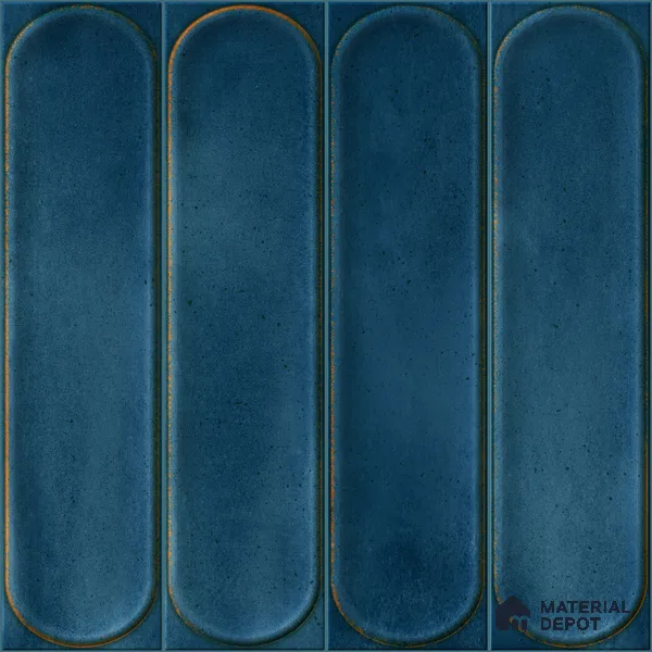 Faux Subway Wall Tile TL 11328 Midnight Archway 1 ft x 1 ft Ceramic Glossy Finish Tile - 10 mm | Suitable For Bathroom, Dining Area, Kitchen Backsplash