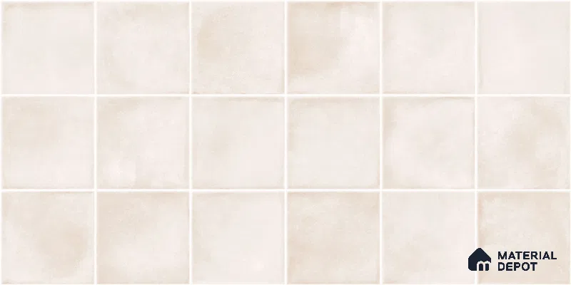 Faux Subway Wall Tile TL 11252 Ivory Mist 2 ft x 1 ft Ceramic Glossy Finish Tile - 9 mm | Suitable For Bathroom, Basin Area, Kitchen Backsplash