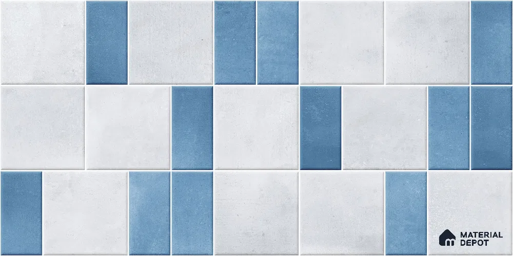 Faux Subway Wall Tile TL 11265 Nordic Mosaic 2 ft x 1 ft Ceramic Granulla Finish Tile - 9 mm | Suitable For Bathroom, Balcony & Kitchen Backsplash