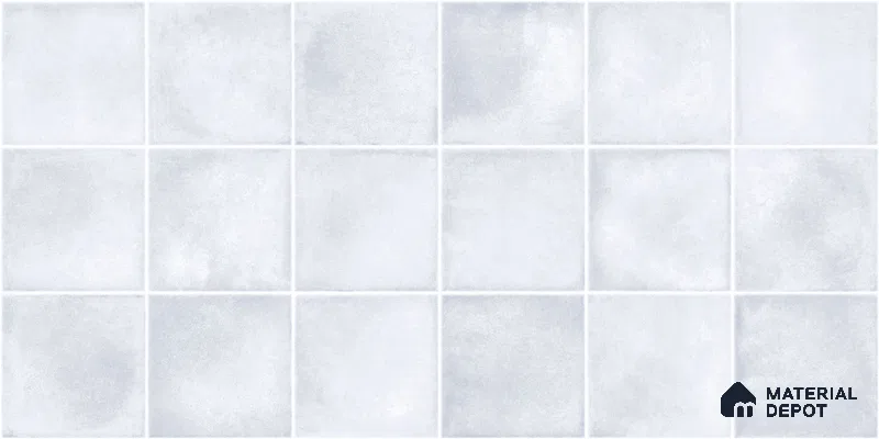 Faux Subway Wall Tile TL 11249 Frosted Mist 2 ft x 1 ft Ceramic Glossy Finish Tile - 9 mm | Suitable For Bathroom, Basin Area, Kitchen Backsplash