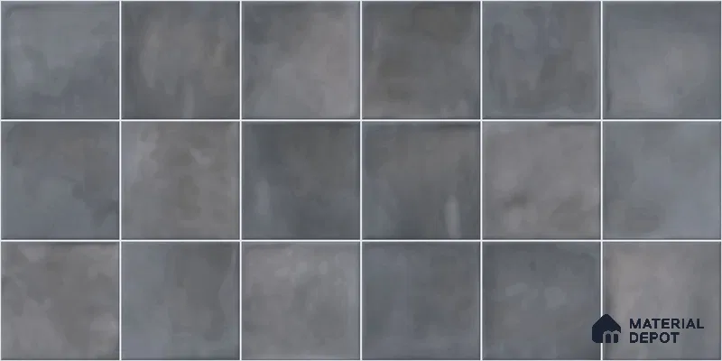 Faux Subway Wall Tile TL 11224 Shadow Mist 2 ft x 1 ft Ceramic Glossy Finish Tile - 9 mm | Suitable For Bathroom, Kitchen Backsplash