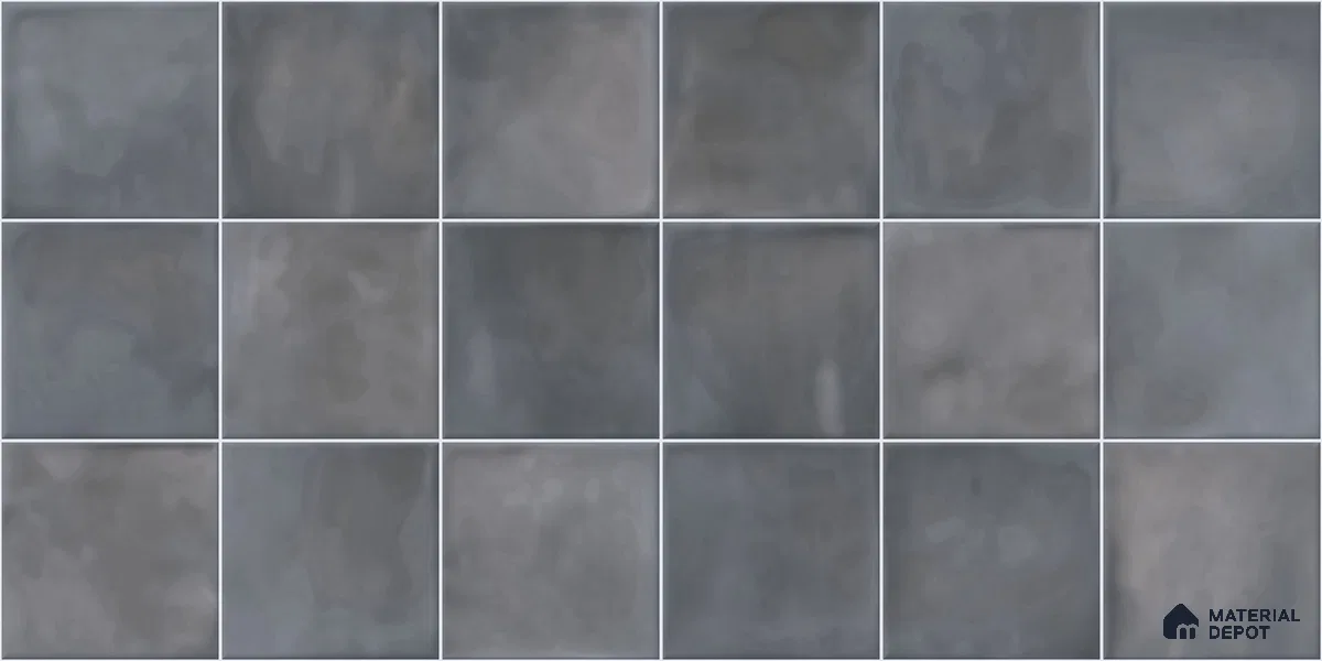 Faux Subway Wall Tile TL 11224 Shadow Mist 2 ft x 1 ft Ceramic Glossy Finish Tile - 9 mm | Suitable For Bathroom, Kitchen Backsplash