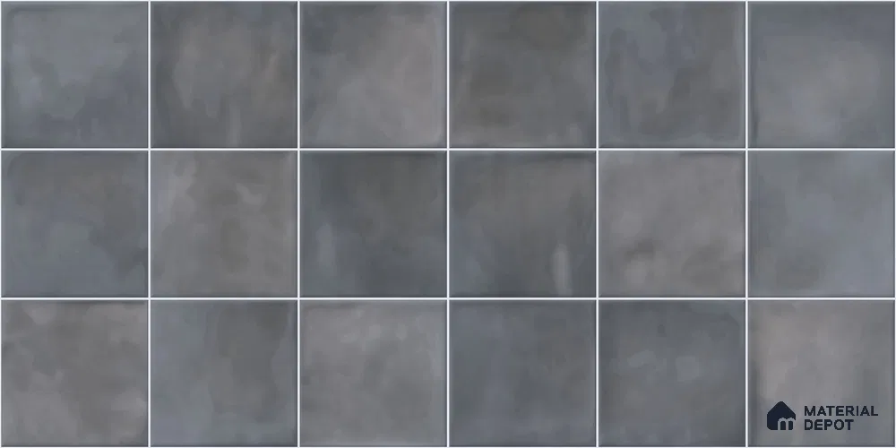 Faux Subway Wall Tile TL 11224 Shadow Mist 2 ft x 1 ft Ceramic Glossy Finish Tile - 9 mm | Suitable For Bathroom, Kitchen Backsplash