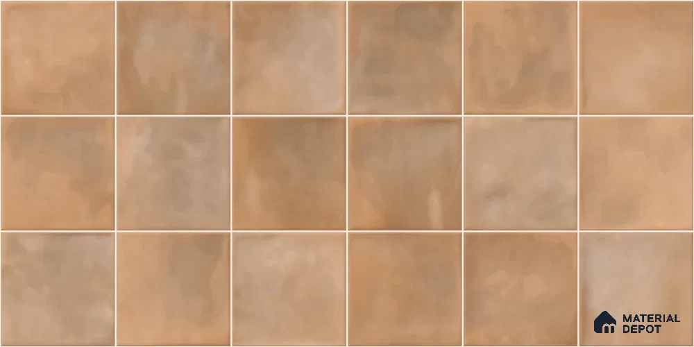 Faux Subway Wall Tile TL 11220 Sienna Cloud 2 ft x 1 ft Ceramic Glossy Finish Tile - 9 mm | Suitable For Bathroom, Dining Area, Kitchen Backsplash