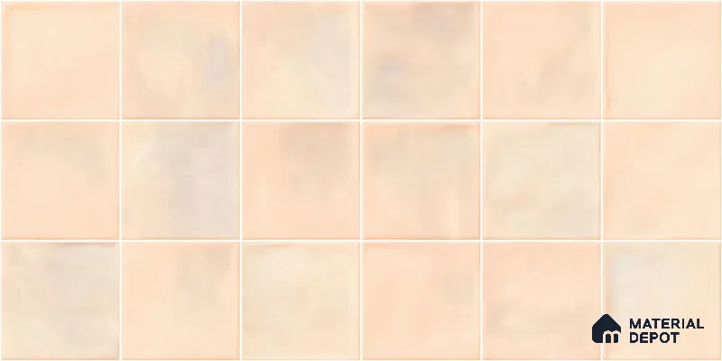Faux Subway Wall Tile TL 11222 Blush Sand 2 ft x 1 ft Ceramic Glossy Finish Tile - 9 mm | Suitable For Bathroom, Dining Area, Kitchen Backsplash
