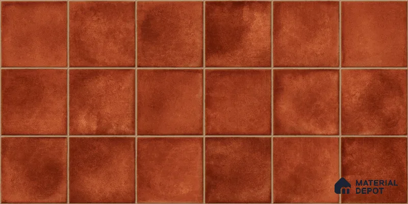 Faux Subway Wall Tile TL 11259 Sienna Ember 2 ft x 1 ft Ceramic Glossy Finish Tile - 9 mm | Suitable For Bathroom, Basin Area, Kitchen Backsplash