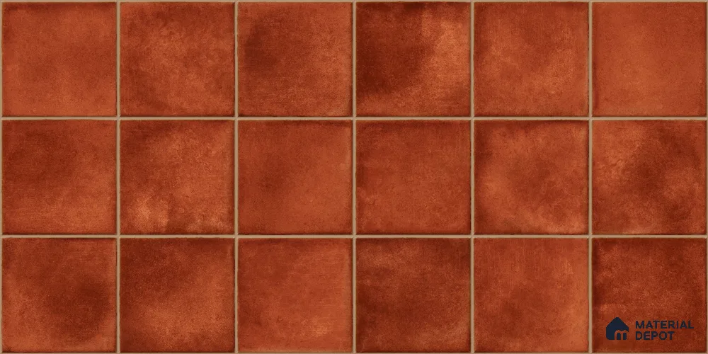 Faux Subway Wall Tile TL 11259 Sienna Ember 2 ft x 1 ft Ceramic Glossy Finish Tile - 9 mm | Suitable For Bathroom, Basin Area, Kitchen Backsplash
