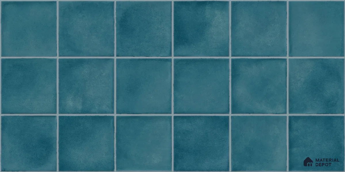 Faux Subway Wall Tile TL 11256 Azure Mist 2 ft x 1 ft Ceramic Glossy Finish Tile - 9 mm | Suitable For Bathroom, Basin Area, Kitchen Backsplash