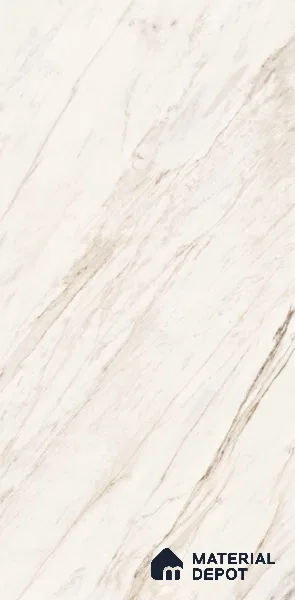 Marble Wall & Floor Tile TL 11044 Siena Veil | 4 ft x 2 ft Glossy Finish Vitrified Tile - 9 mm | 5 Random Design | Suitable For Living Room, Bedroom, Bathroom