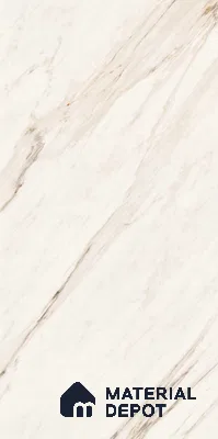 Marble Wall & Floor Tile TL 11044 Siena Veil | 4 ft x 2 ft Glossy Finish Vitrified Tile - 9 mm | 5 Random Design | Suitable For Living Room, Bedroom, Bathroom