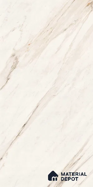 Marble Wall & Floor Tile TL 11044 Siena Veil | 4 ft x 2 ft Glossy Finish Vitrified Tile - 9 mm | 5 Random Design | Suitable For Living Room, Bedroom, Bathroom