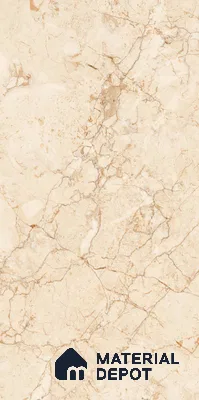 Marble Floor & Wall Tile TL 11066 Sienna Vein | 4 ft x 2 ft Carving Finish Vitrified Tile - 9 mm | 3 Random Design | Suitable For Living Room, Bedroom, Bathroom
