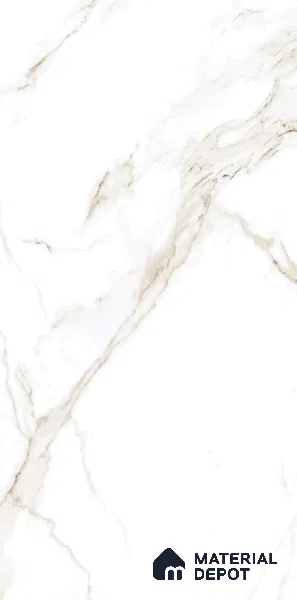 Marble Wall & Floor Tile TL 11430 Valina Vein | 4 ft x 2 ft Glossy Finish Vitrified Tile - 9 mm | Suitable For Living Room, Bedroom, Bathroom