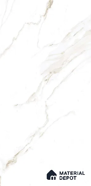 Marble Wall & Floor Tile TL 11430 Valina Vein | 4 ft x 2 ft Glossy Finish Vitrified Tile - 9 mm | Suitable For Living Room, Bedroom, Bathroom