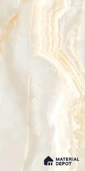 Marble Wall & Floor Tile TL 11439 Auric Cascade | 4 ft x 2 ft Glossy Finish Vitrified Tile - 9 mm | Suitable For Living Room, Bedroom, Bathroom