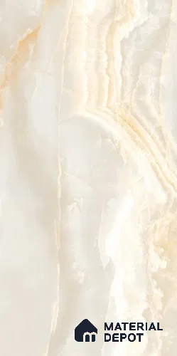 Marble Wall & Floor Tile TL 11439 Vanilla Cream 4 ft x 2 ft Glossy Finish Vitrified Tile - 9 mm | Suitable For Living Room, Bedroom, Dining