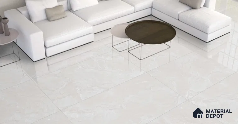 Marble Tile TL 11072 | 4 ft x 2 ft Glossy Finish Vitrified Tile - 9 mm