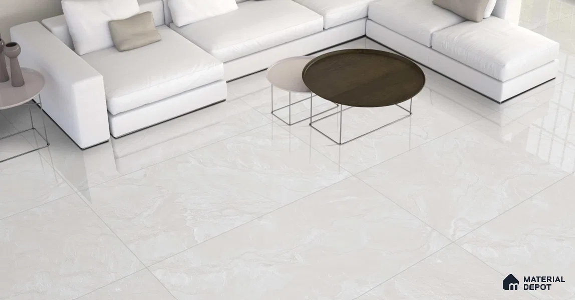 Marble Tile TL 11072 | 4 ft x 2 ft Glossy Finish Vitrified Tile - 9 mm