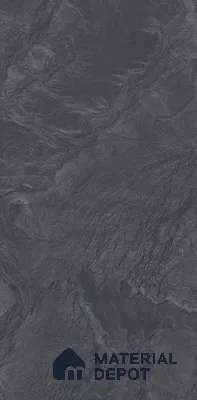 Marble Floor & Wall Tile TL 11073 Noir Cascade | 4 ft x 2 ft Glossy Finish Vitrified Tile - 9 mm | Suitable For Living Room, Bedroom, Bathroom