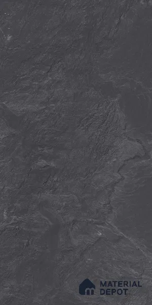 Marble Floor & Wall Tile TL 11073 Noir Cascade | 4 ft x 2 ft Glossy Finish Vitrified Tile - 9 mm | Suitable For Living Room, Bedroom, Bathroom