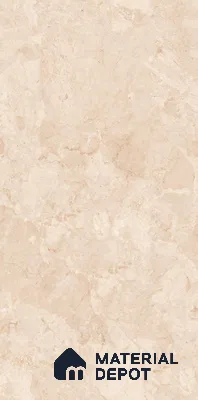 Marble Wall & Floor Tile TL 11038 Siena Tuff | 4 ft x 2 ft Glossy Finish Vitrified Tile - 9 mm | 4 Random Design | Suitable For Living Room, Bedroom, Bathroom