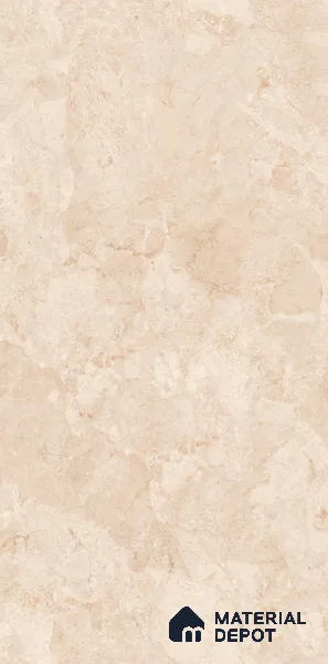 Marble Wall & Floor Tile TL 11038 Siena Tuff | 4 ft x 2 ft Glossy Finish Vitrified Tile - 9 mm | 4 Random Design | Suitable For Living Room, Bedroom, Bathroom