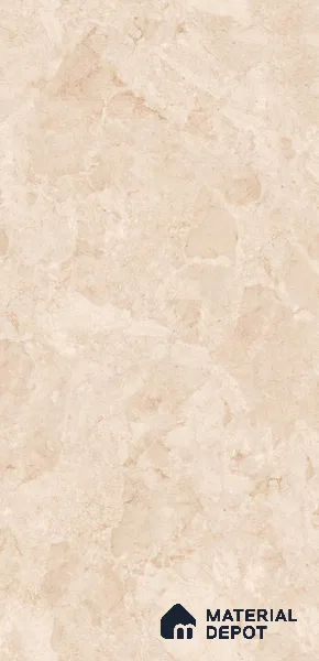 Marble Wall & Floor Tile TL 11038 Siena Tuff | 4 ft x 2 ft Glossy Finish Vitrified Tile - 9 mm | 4 Random Design | Suitable For Living Room, Bedroom, Bathroom
