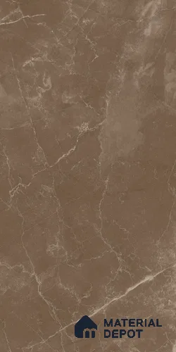 Marble Wall & Floor Tile TL 11048 Brown 4 ft x 2 ft Matte Carving Finish Vitrified Tile - 9 mm | 5 Random Designs | Suitable For Living Room, Bedroom, Kitchen