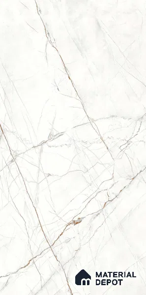 Marble Floor & Wall Tile TL 11060 Alpine Strata | 4 ft x 2 ft Carving Finish Vitrified Tile - 9 mm | 3 Random Design | Suitable For Living Room, Bedroom, Bathroom