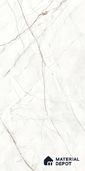 Marble Floor & Wall Tile TL 11060 Alpine Strata | 4 ft x 2 ft Carving Finish Vitrified Tile - 9 mm | 3 Random Design | Suitable For Living Room, Bedroom, Bathroom
