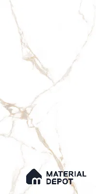 Marble Wall & Floor Tile TL 11030 Auric Cascade | 4 ft x 2 ft Glossy Finish Vitrified Tile - 9 mm | 10 Random Design | Suitable For Living Room, Bedroom, Bathroom