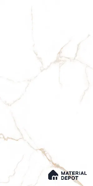 Marble Wall & Floor Tile TL 11030 Auric Cascade | 4 ft x 2 ft Glossy Finish Vitrified Tile - 9 mm | 10 Random Design | Suitable For Living Room, Bedroom, Bathroom