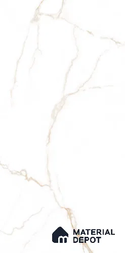 Marble Wall & Floor Tile TL 11030 Auric Cascade | 4 ft x 2 ft Glossy Finish Vitrified Tile - 9 mm | 10 Random Design | Suitable For Living Room, Bedroom, Bathroom