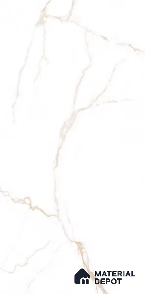 Marble Wall & Floor Tile TL 11030 Auric Cascade | 4 ft x 2 ft Glossy Finish Vitrified Tile - 9 mm | 10 Random Design | Suitable For Living Room, Bedroom, Bathroom